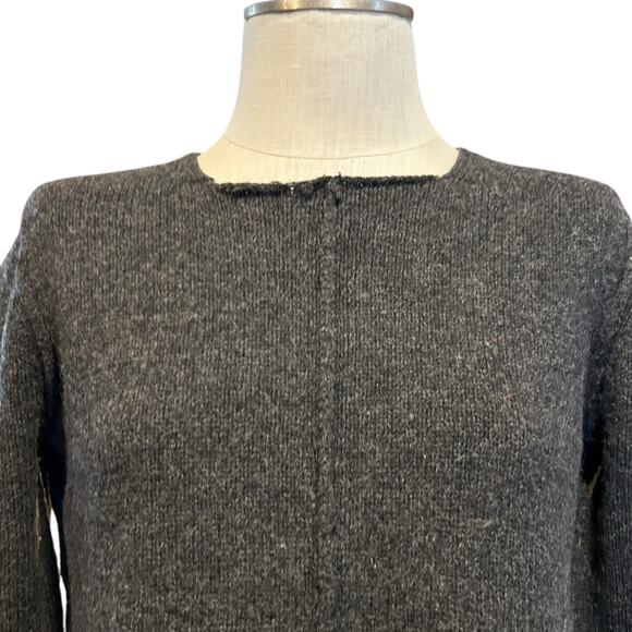 Patagonia 100% Lambswool Gray Sweater Womens Sz Medium Heritage wear Normcore - Picture 5 of 16